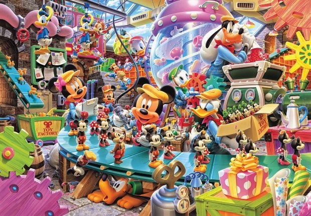 レアアイテム Disney ヴィンテージ 3Dパズル トイ ディズニー 楽天市場】D-300-268 ミッキーのトイファクトリー ミッキー