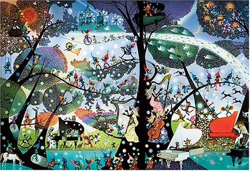 藤城清治直筆画「こびとと猫の音楽会」 藤城清治直筆画「こびとと猫の音楽会」 藤城清治直筆画「こびとと