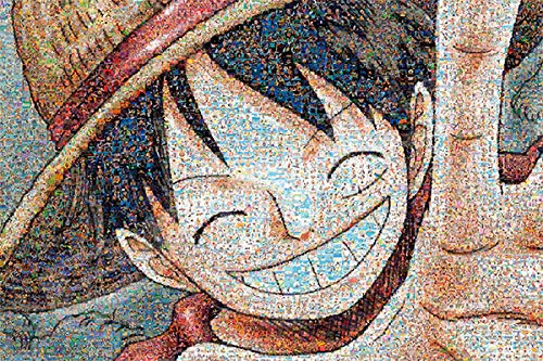 楽天市場 1000ピースジグソーパズル ワンピース モザイクアート 組絵門 くみえもん