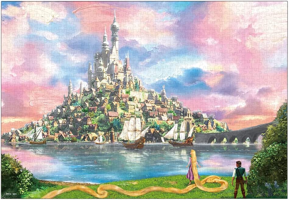 楽天市場】ジグソーパズル 1000ピース ディズニー 塔の上の