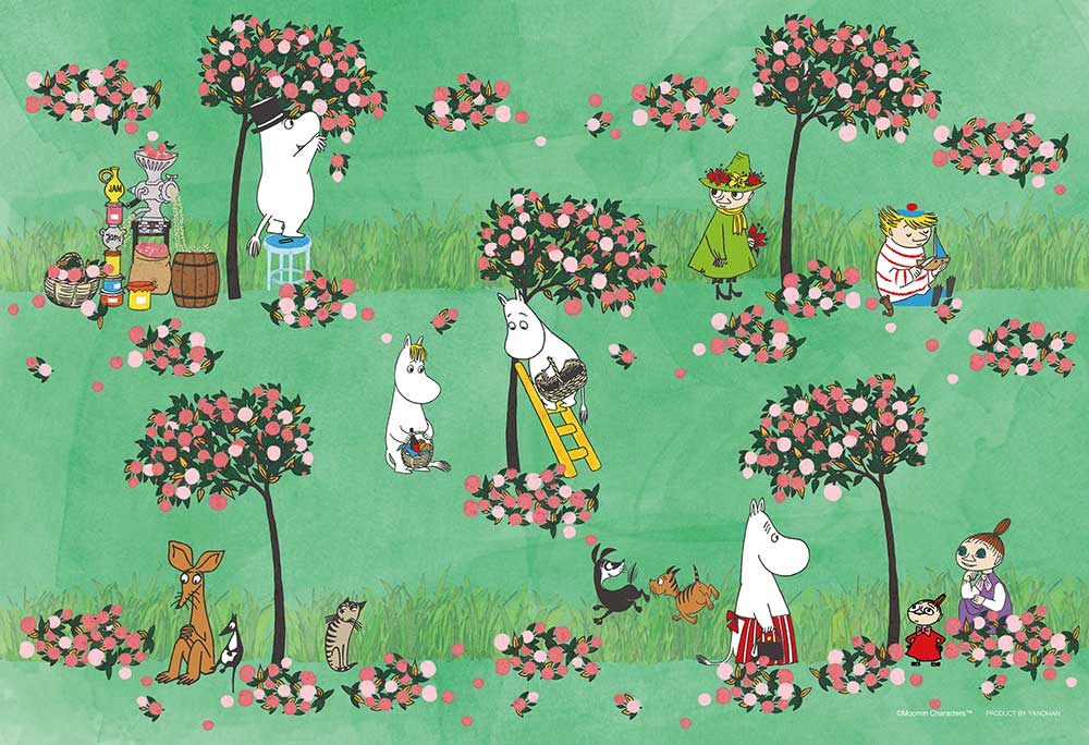 楽天市場】・ジグソーパズル 1000ピース ムーミン スナフキンの鉄道