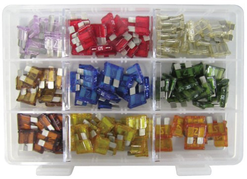 携帯用ＡＴＣヒューズセット 3A～40Aまでの１４０個 / ATC-9
