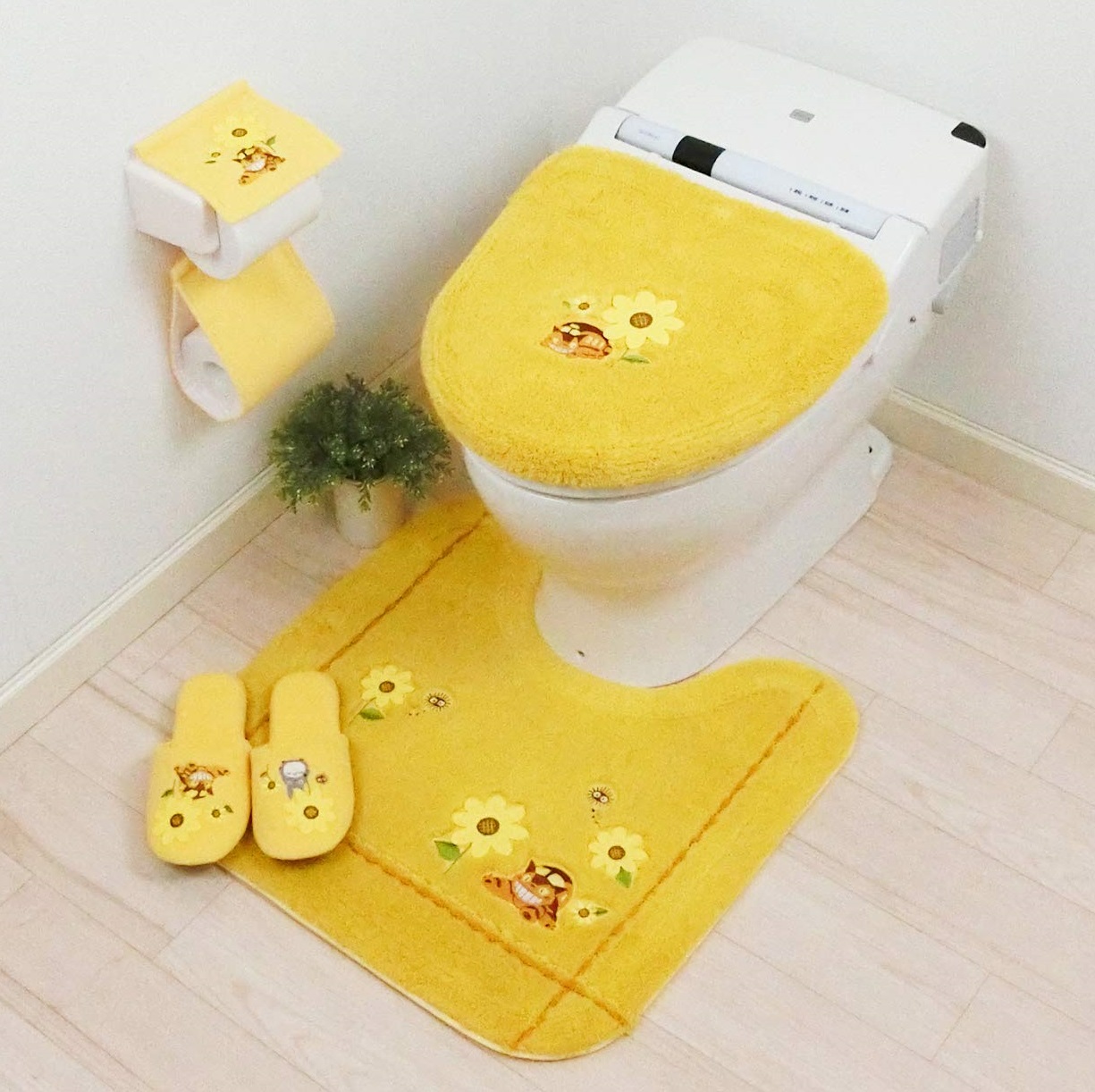 となりのトトロ ねこバス トイレマット ジブリ セット ４点 トトロ