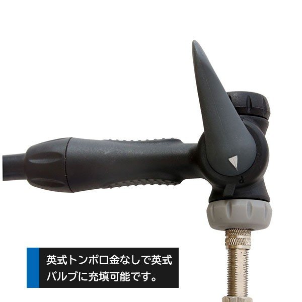 pwt 空気入れ ゲージ付き 自転車用 フロアポンプ