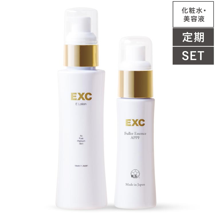 【定期購入】【初回限定半額50%OFF ＆ 2回目以降は15％OFF】 APPSプラスEローション 高配合 EXC Eローション＆フラーエッセンスAPPFセット 浸透型 化粧水 美容液 APPS TPNa フラーレン 機能性美容液シリーズ