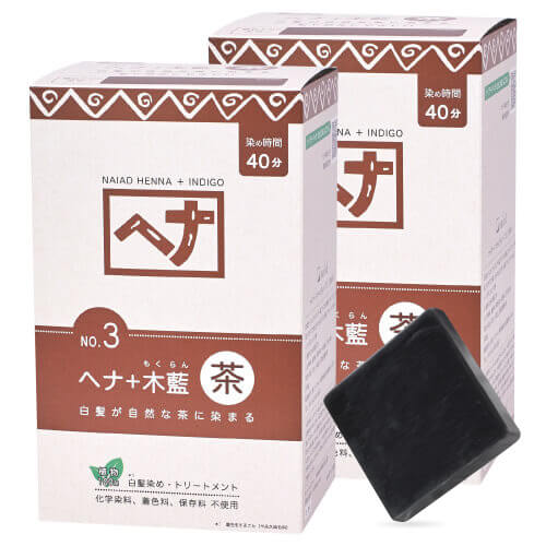楽天市場】ナイアード ヘナ + 木藍 モクラン 茶 黒茶 黒 お徳用 400g