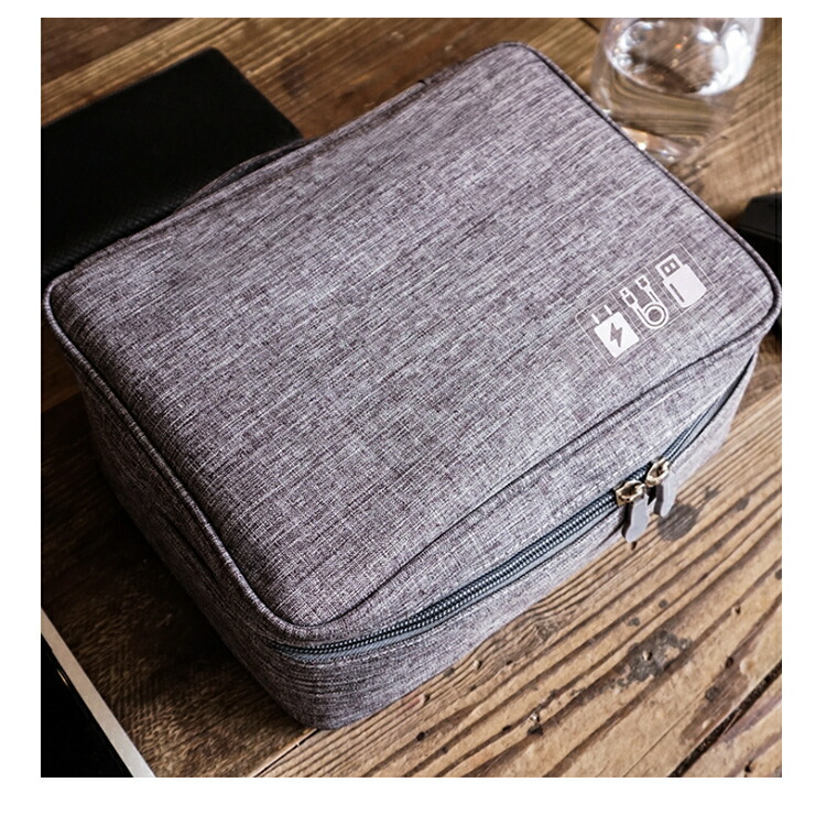 送料無料 ガジェットポーチ おしゃれ ケーブル収納 小物ポーチ 女性 トラベルポーチ 6色から選べる かわいい ミニ 収納ポーチ