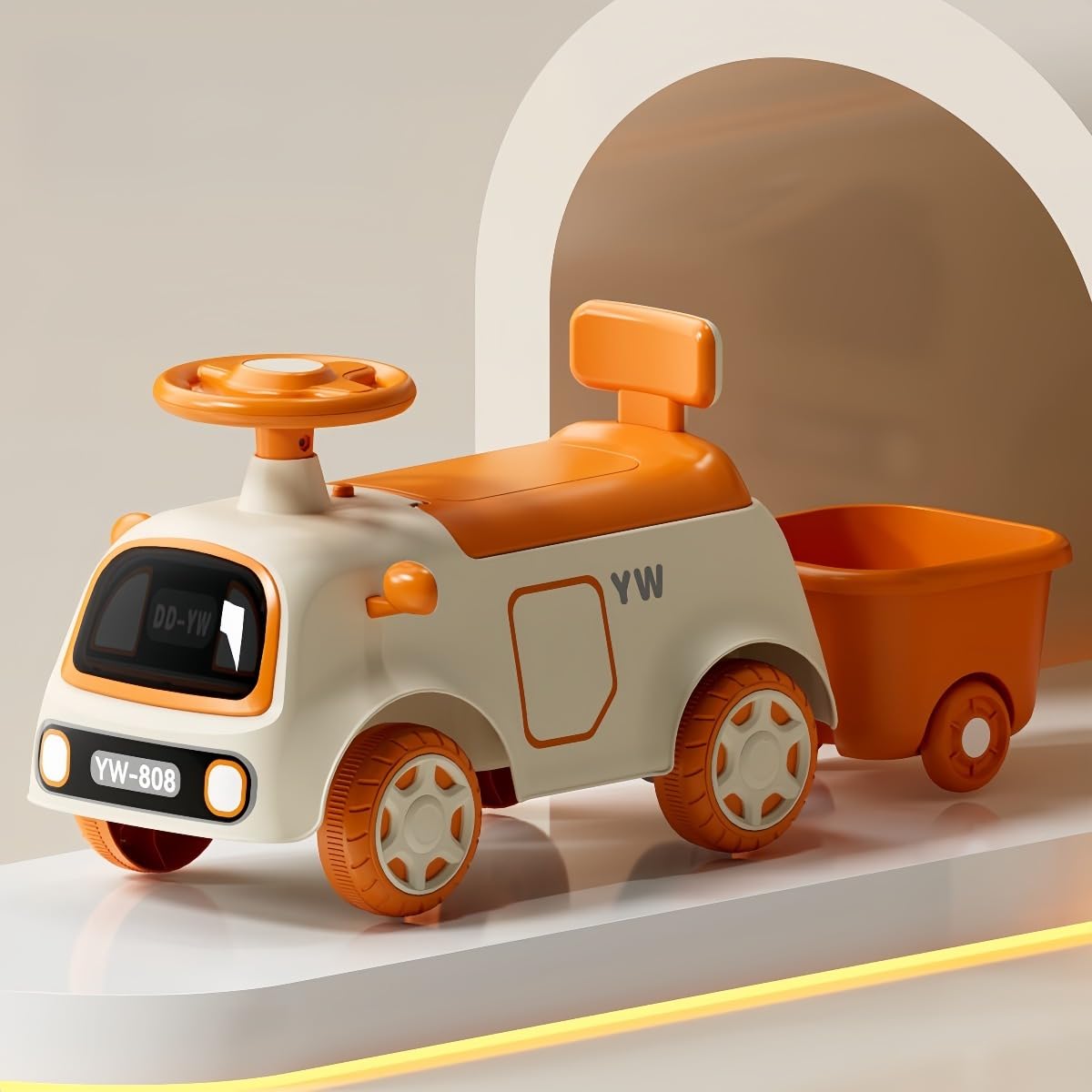 楽天市場】子供用乗用玩具 4輪クラシックカーおしゃれライドオンキック