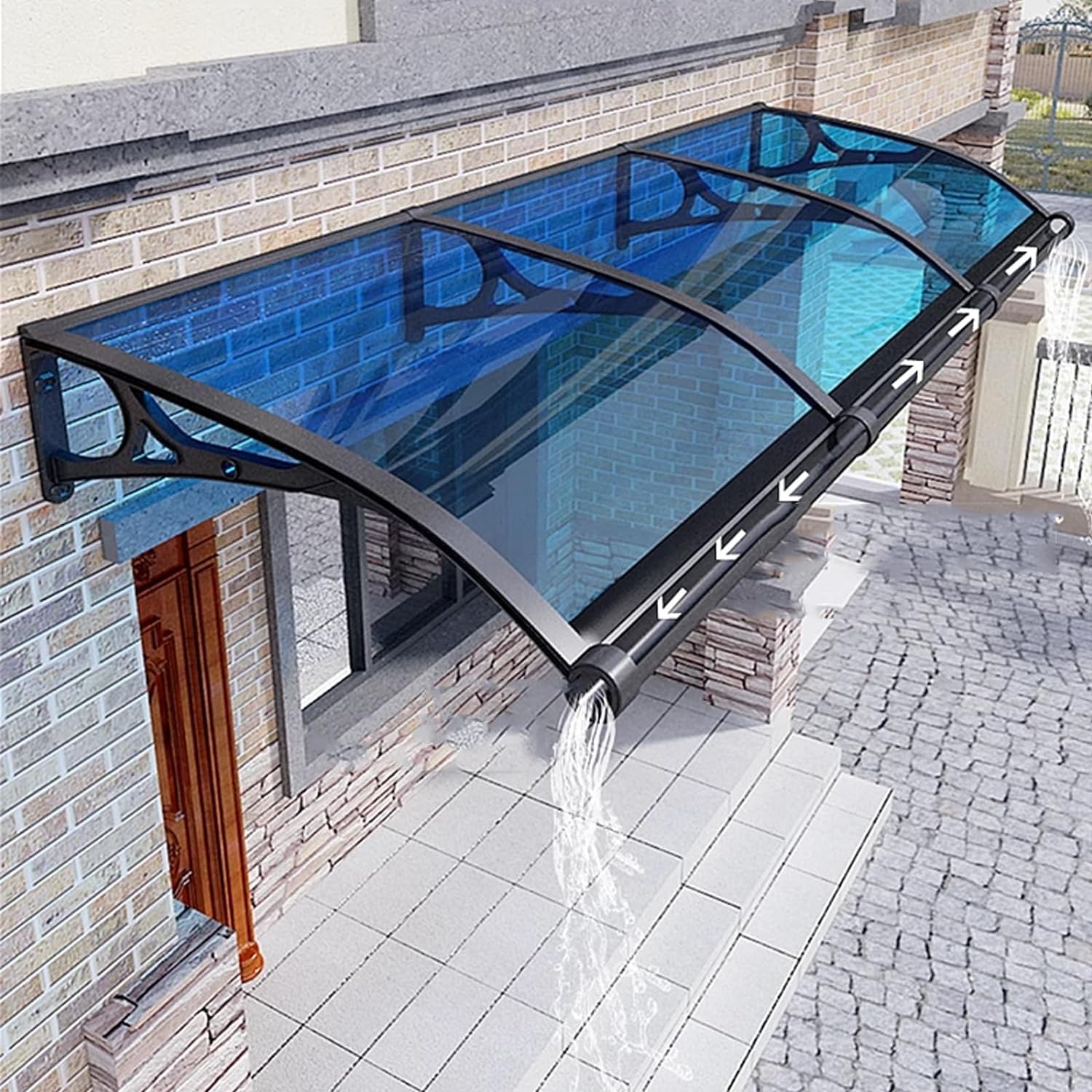 雨棚 入り口・入口ひさし 後信用販売 雨 避け 雨よけ 大屋根庇大屋根 庇 住みか庇 軽銀アロイ鉤括弧雨よけ 日よけ 窓/入り口・入口などに備え付ける能力のある 雨季打つ手 住みか用ひさし 日がさ 雨覆い大屋根ひ 庭 露台 差し上げ物 差し上げ物 差し上げ物 貨物輸送無料