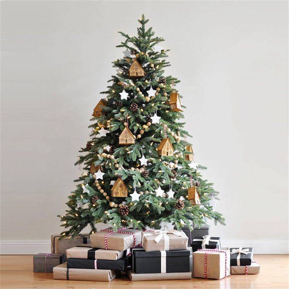 クリスマスツリー ツリーハウス クリスマスの飾り物 家庭用シミュレーションクリスマスツリー 金属製スタンド付 1.2m/1.5m/1.8m/2.1m外観がスタイリッシュ 美観 クリスマスファミリー/庭/ガーデン利用に最適 屋内屋外パーティー用クリスマスデコレーション (夢の城,2.1M)