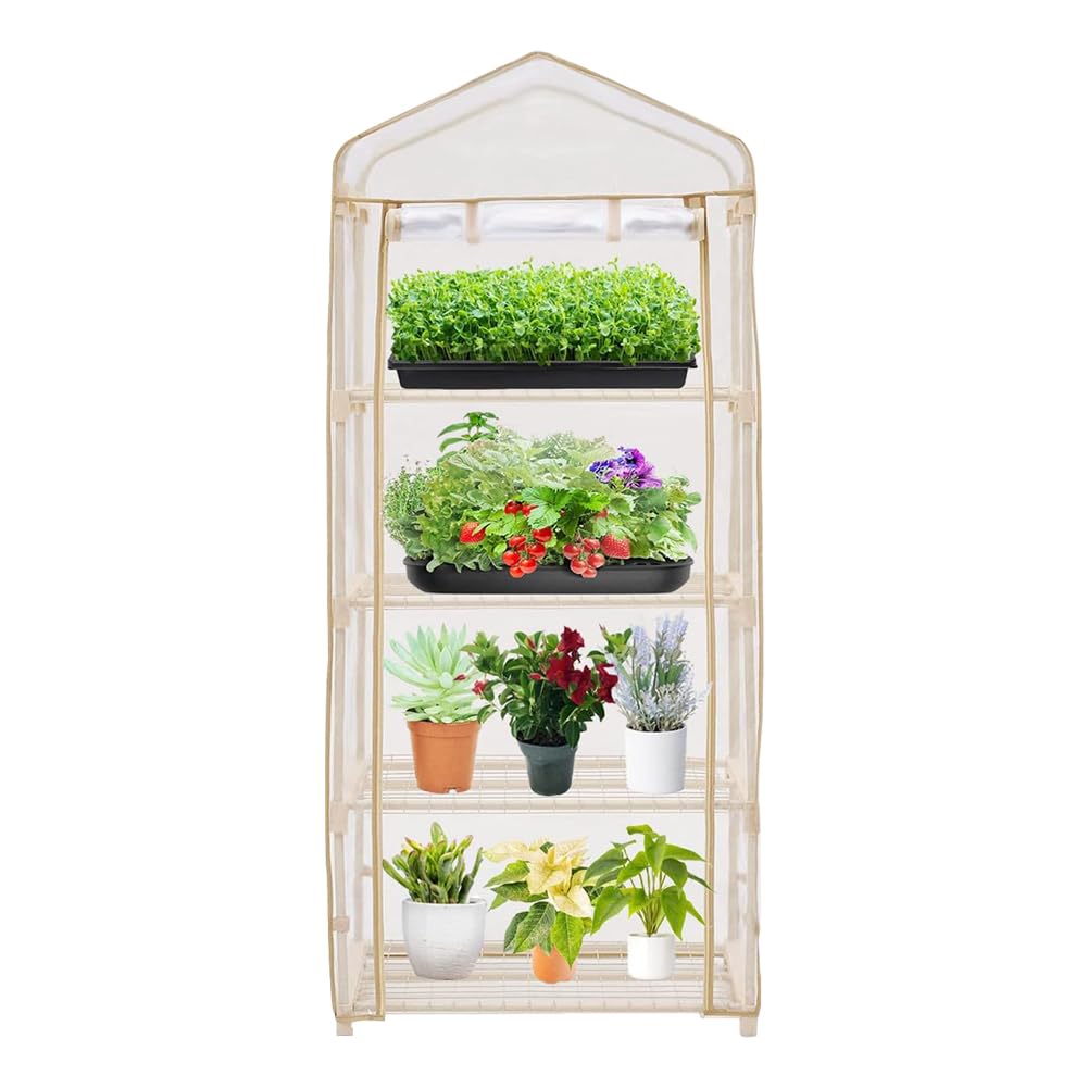 ビニール棲み家 ビニール植木室 小型 回廊 身寄り用 植木室 牢固たる 露天 室内 2way 【S型引っかかり・園芸下げ札付】 園地棲み家 殺虫剤 防雨 精神的な統合飾り気のない 蔬菜 草木 保温 防寒 せつ然たる 4段