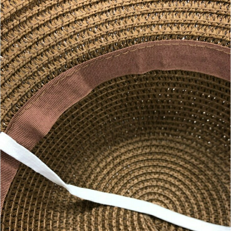 Clf 訳あり品 春夏秋 おしゃれ レディース 麦わら 紫外線対策 オールシーズン 全国送料無料 フリーサイズ 無地 リボンストローハット