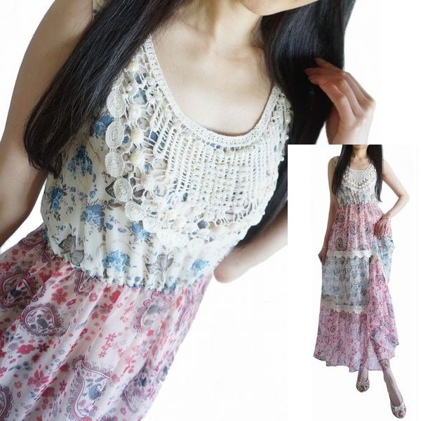 日本全国送料無料 ワンピース ロング リゾート パール 刺繍 レース 刺しゅう きれいめ 花柄 プリント ロングワンピース マキシワンピ マキシ ワンピース レディース ワンピース ロング リゾート 蝶々 シフォン ノースリーブ 小花 ペイズリー パール レース フリル ブルー