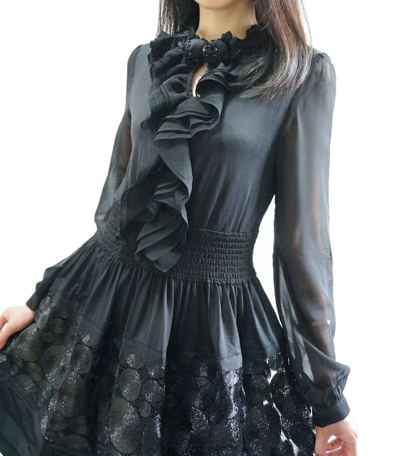 発表会 Q T Fanfan 黒 お呼ばれ プライダル ドレス 結婚式 二次会 花柄レース フォーマル ブライダル パーティードレス 刺繍 謝恩会 パーティー ドレスワンピ ふんわり スタイル美人 結婚式 フォーマル クラシック クラシカル お食事会 黒 クラシカル ワンピース 薔薇の