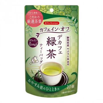 ティーブティック デカフェ緑茶 (カフェインオフ) 10TB×12セット 50604