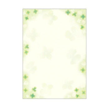 タカ印　和柄用紙 和ごころ A4判 白つめ草 100P　4-1916　100枚