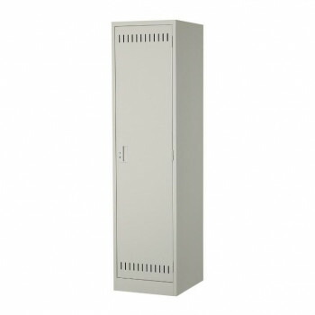 掃除用具ロッカー 開閉表示鍵付 片開タイプ D:515 ニューグレー COM-NSP-A