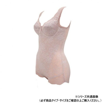 TAMURA yNuco ブルーメリアボディスーツ グラマー ダスティピンク 3L-YTN25G-115-3L