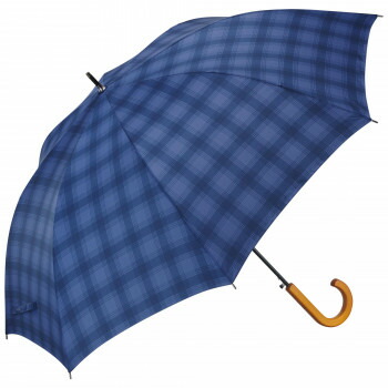 Waterfront ベーシックジャンプ木手 長傘 65cm オンブレ-チェック ブルー ブルー U165-1138BL1-B6 4,820円