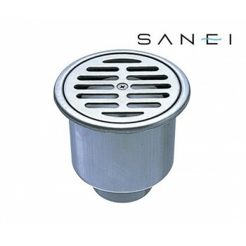 三栄水栓　SANEI　封水50ステンレスワントラップ　H530-100X50