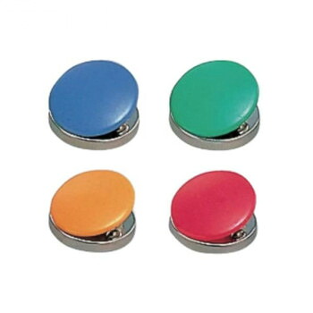 サンケーキコム カラーマグネットクリップ大 50mm 色込 10個入 KM-1