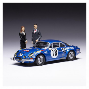 ixo イクソ 1/43スケール アルピーヌ ルノー 1800S 73モンテカルロ ♯18?Andruet/Petit フィギュア付 SPRM00173