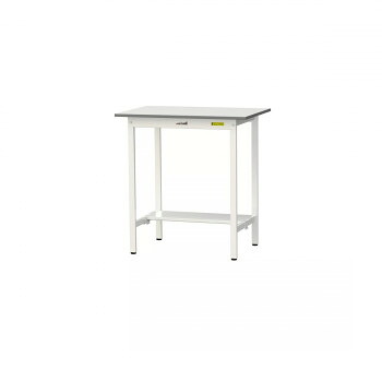 山金工業(YamaTec) SUPH-960T-WW ワークテーブル150シリーズ 固定式 (H950mm) 900×600mm (半面棚板付)|QUOLI