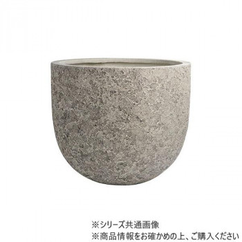 グリーンポット 植木鉢 ブラックス ラウンド アンティーククリーム 32cm EB-BA0132AC｜QUOLI