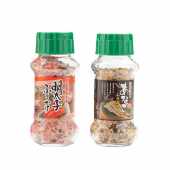 みなり 明太子ふりかけ 85g・あなごふりかけ 80g　各15個セット｜QUOLI