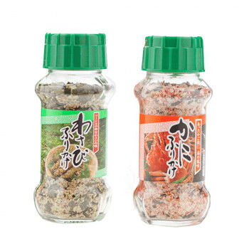 みなり わさびふりかけ 85g・かにふりかけ 85g 各15個セット|QUOLI