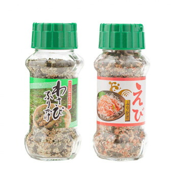 みなり わさびふりかけ 85g・えびふりかけ 85g 各15個セット|QUOLI