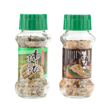 みなり わさびふりかけ 85g・あなごふりかけ 80g　各15個セット｜QUOLI