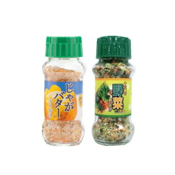 みなり じゃがバターふりかけ 65g・十六種の野菜ふりかけ 90g 各15個セット|QUOLI