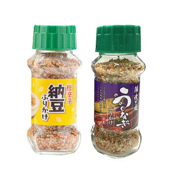 みなり 唐辛子納豆ふりかけ 90g・国産うなぎふりかけ 75g　各15個セット｜QUOLI