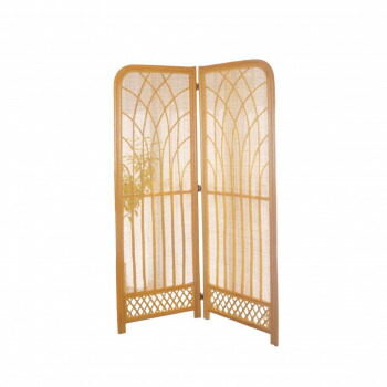 今枝商店　Romantic Rattan　籐スクリーン 2連(2パネル)　ハイタイプ　B316