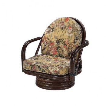 今枝商店　Romantic Rattan　籐回転座椅子　ミドルタイプ　S776B