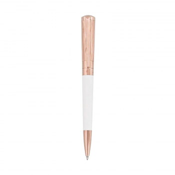 S.T. Dupont　リベルテ Her　ボールペン　パーリー ホワイト ナチュラル ラッカー / ピンク ゴールド 465398