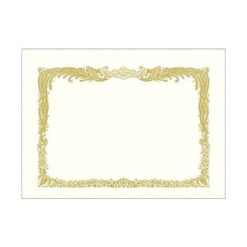 タカ印 賞状用紙 ケント紙 A4判 縦書用 10-5022 100枚