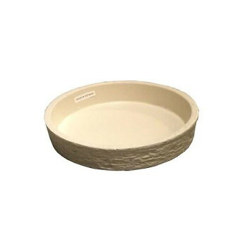 グリーンポット 植木鉢 ビアス ソーサー ラウンド アイボリー 27cm EB-PL244027IV 4個入|QUOLI