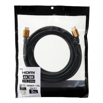YAZAWA(ヤザワ) HDMI ケーブル Ver2.1 5m HD2150GD