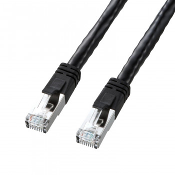 サンワサプライ PoECAT6 LANケーブル 10m KB-T6POE-10BK