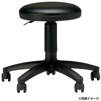 藤沢工業(TOKIO)　作業用チェア　FTY-10 ブラック