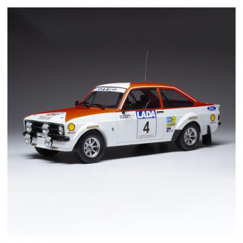 イクソモデル フォード エスコート MK II RS 1800 77 1/18スケール 1000湖 4 A.Vatanen/A.Aho 18RMC143