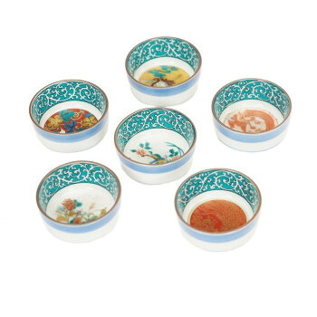 日本製 伝統工芸 九谷焼 組盃 時代絵 化粧箱入 N122-17|QUOLI