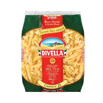 DIVELLA ディヴェッラ パスタ ♯25 カゼレッチェ (ブロンズ) 500g&times;24個 606-131｜QUOLI