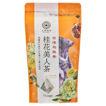 久順銘茶　1杯用ティーバッグ　中国茶 桂花美人茶　けいかびじんちゃ (2g×10P)　12個セット 680