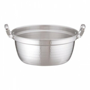 アカオアルミ　アルミDON打出円付鍋　36cm　AEV02036 9,832円