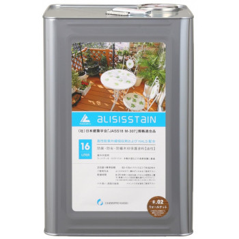 木材保護塗料 (油性)アリシスステイン16L ウォールナット|QUOLI