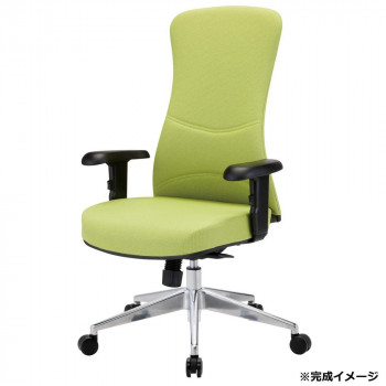 藤沢工業(TOKIO)　オフィスチェア　CF-7C イエローグリーン