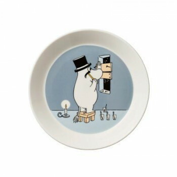 （A） Moomin ムーミン クラシック プレート 19cm グレー 1066913